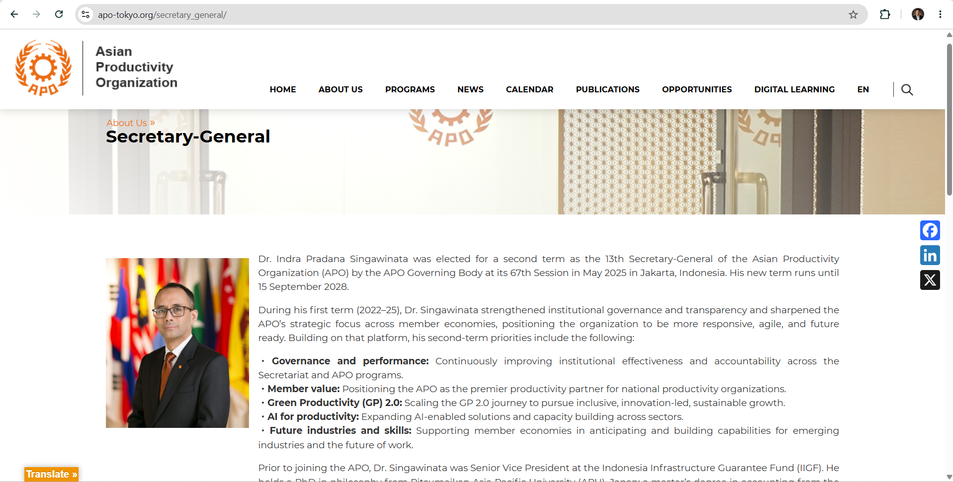 Mengenal APO dan Skema Sertifikasi Green Productivity Specialist (APO-GPS 201-2023)